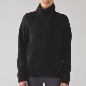 Lululemon Fleece Be True Jacket Black Size 10